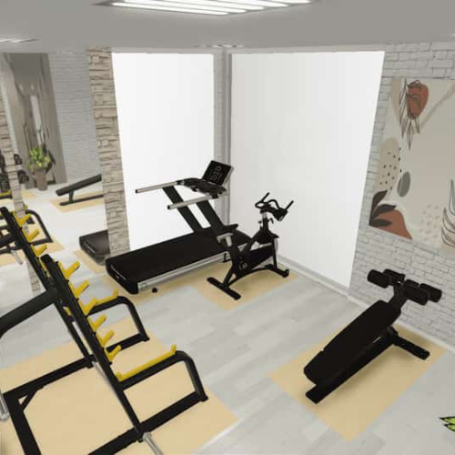 3D Home Gym Design 3D Home Gym Design
